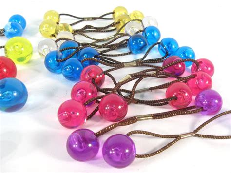 hair ties with balls